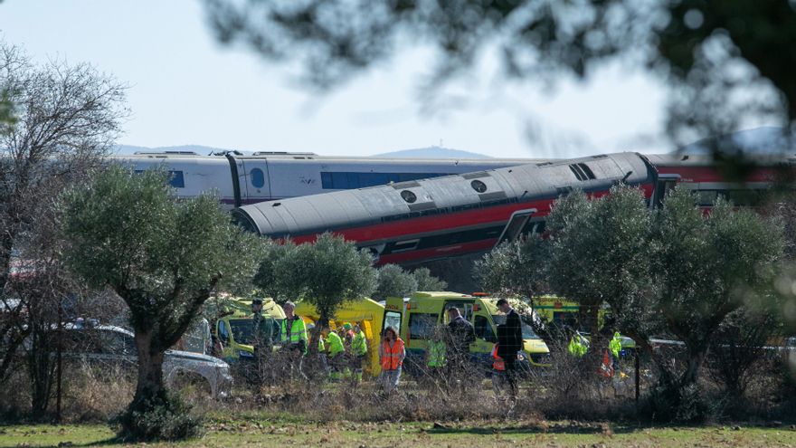 Zona del accidente en Urda (Toledo)
