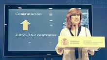 La secretaria de Estado de Empleo, Yolanda Valdeolivas.
