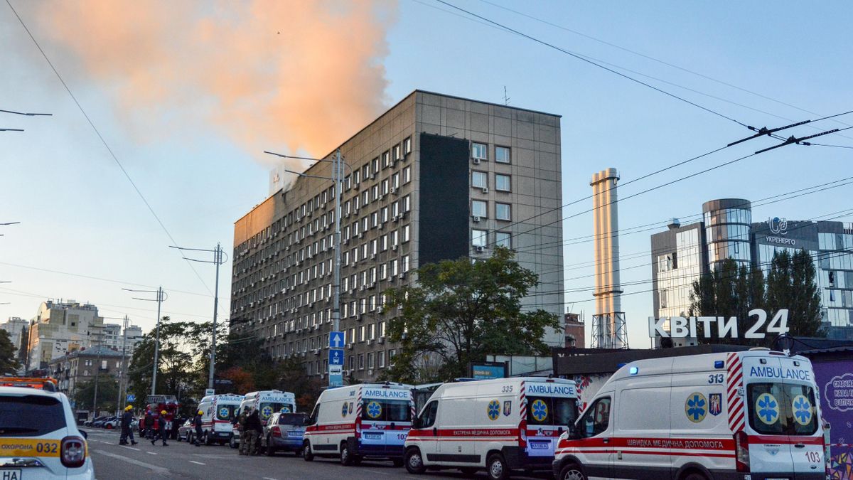 Imagen de archivo de un ataque ruso en Kiev.
