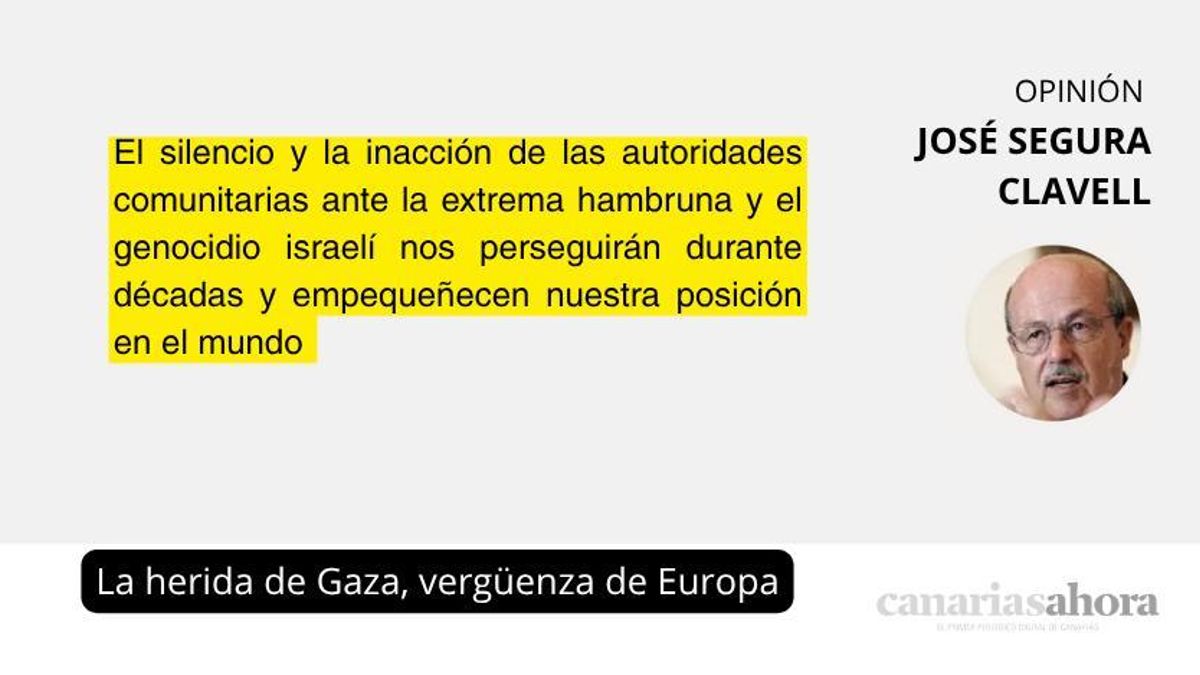 La herida de Gaza, vergüenza de Europa