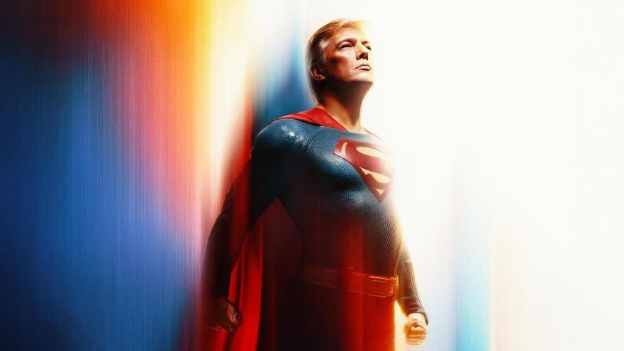 Superman Trump: el último invento con IA de la Casa Blanca para idealizar al líder