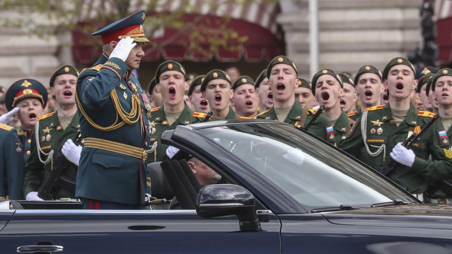 El ministro de Defensa, Sergei Shoigu, en el desfile del Día de la Victoria en Moscú.
