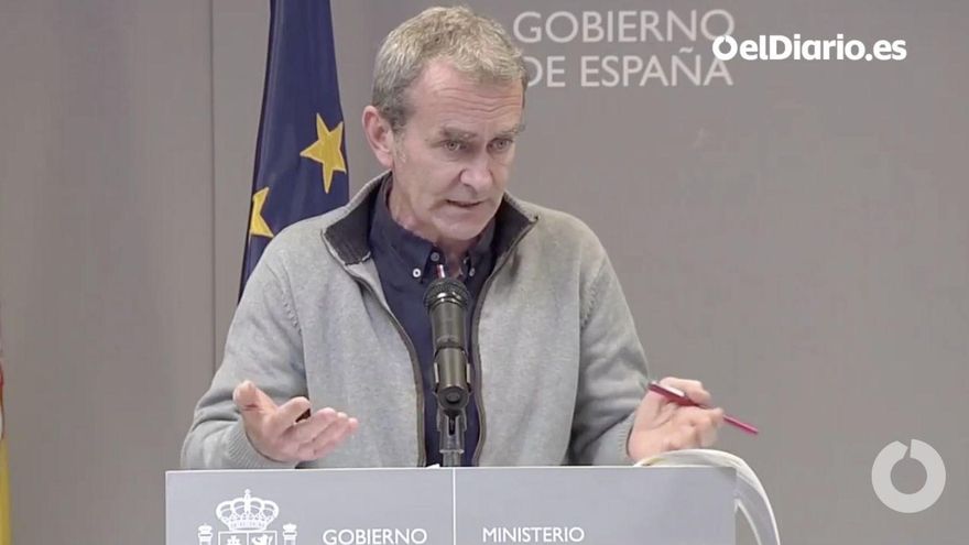 Fernando Simón en rueda de prensa.