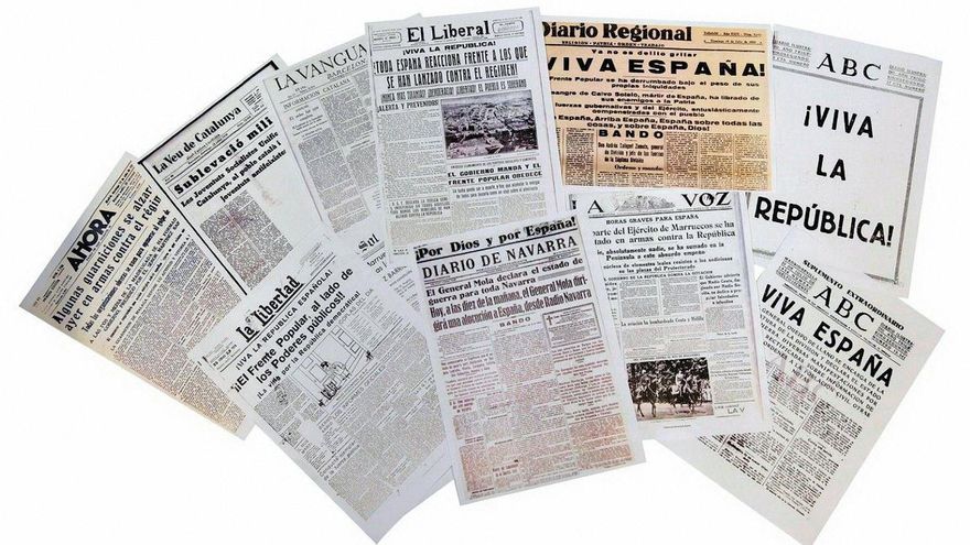 Los primeros días del golpe de Estado, según alguna prensa de la época.