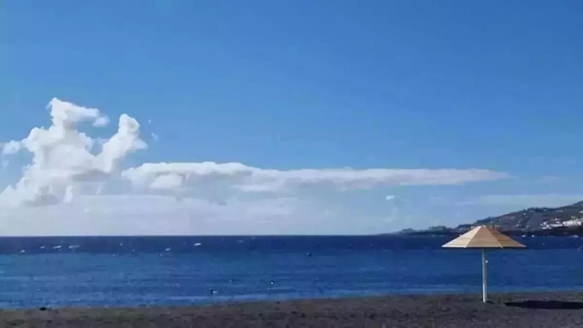 Poco un nuboso este miércoles en La Palma