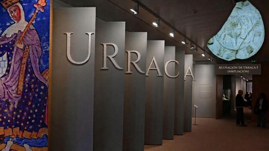 El primer símbolo heráldico europeo, un león en una moneda, pieza fundamental de la gran exposición de la reina Urraca I