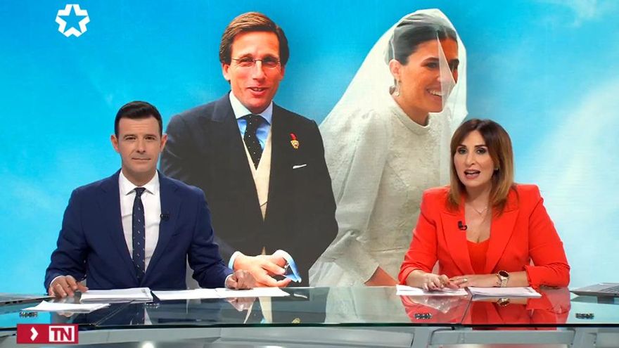 Telemadrid cortó su programación para hacer un "regalo" de bodas a Almeida: "Se ha mostrado el cariño al alcalde"