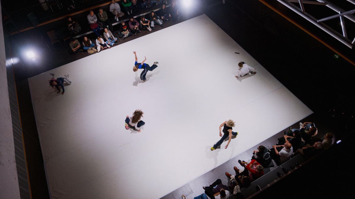 Plano Cenital de la representación de Nuria Crespo