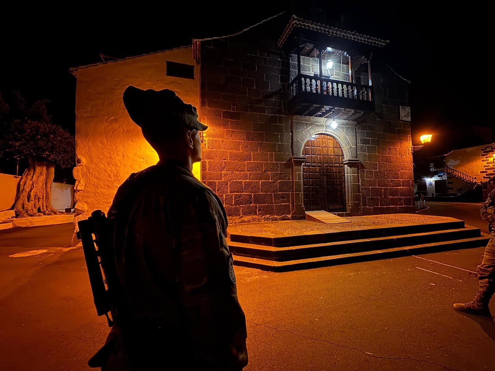 Personal de la Brigada del Batallón de Zapadores ‘Canarias XVI’ despliega en La Palma.