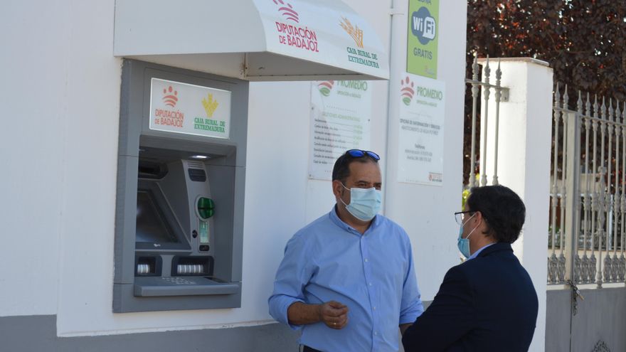 Diputación Badajoz, tras instalar 30 cajeros automáticos, lleva cobertura de efectivo al 99,6% de la población