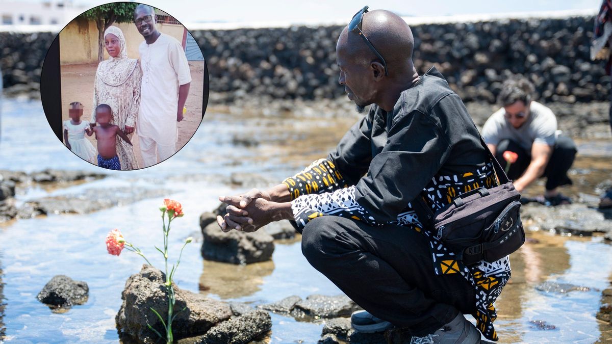 Ibrahima regresa a la playa de Lanzarote que le arrebató a su prima Nabintou: ''Aunque ella ya no me vea, yo no la olvido''