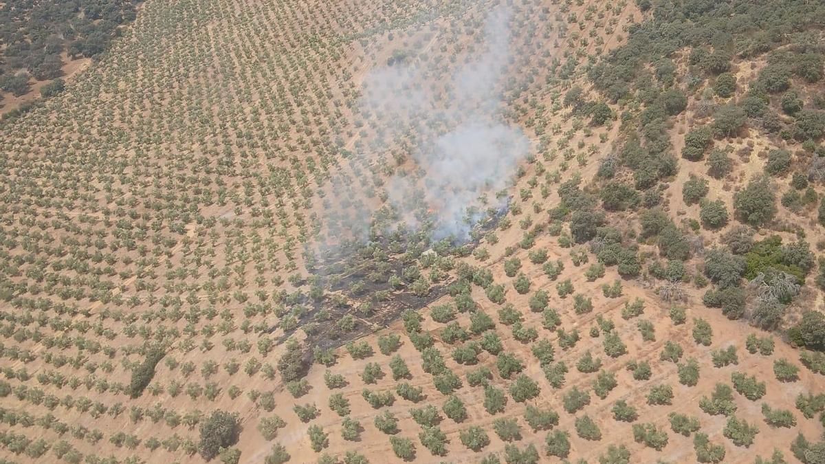 Incendio en Adamuz