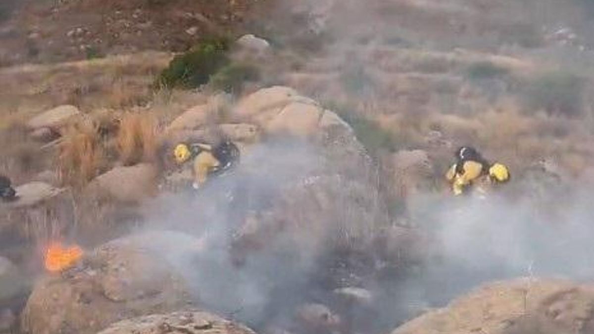 El incendio forestal de Lubrín, ya estabilizado, afecta a más de 1.100 hectáreas