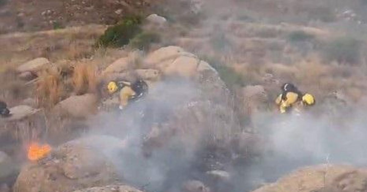Desactivado el nivel 1 de emergencia tras quedar estabilizado el incendio de Lubrín (Almería)