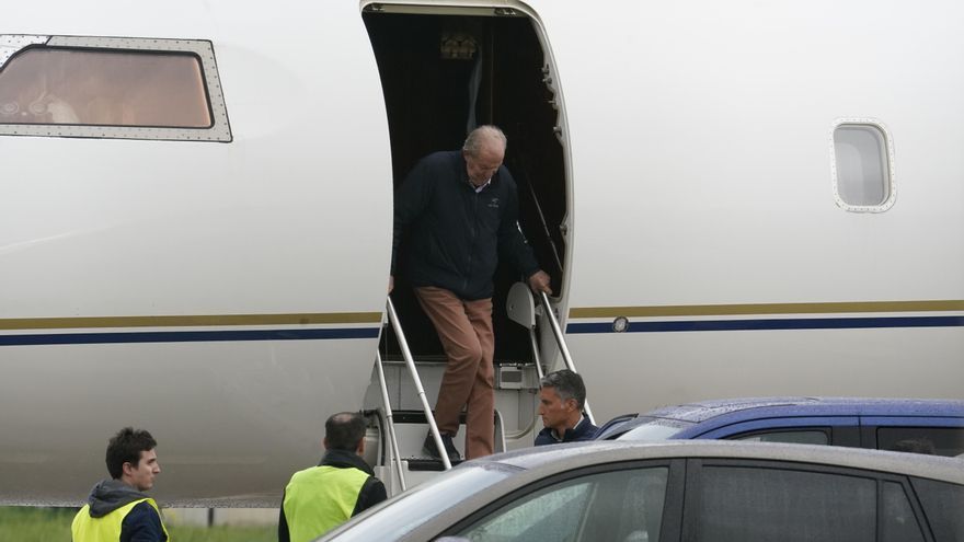 Juan Carlos I alarga su estancia en España con una parada en Vitoria no prevista en su agenda
