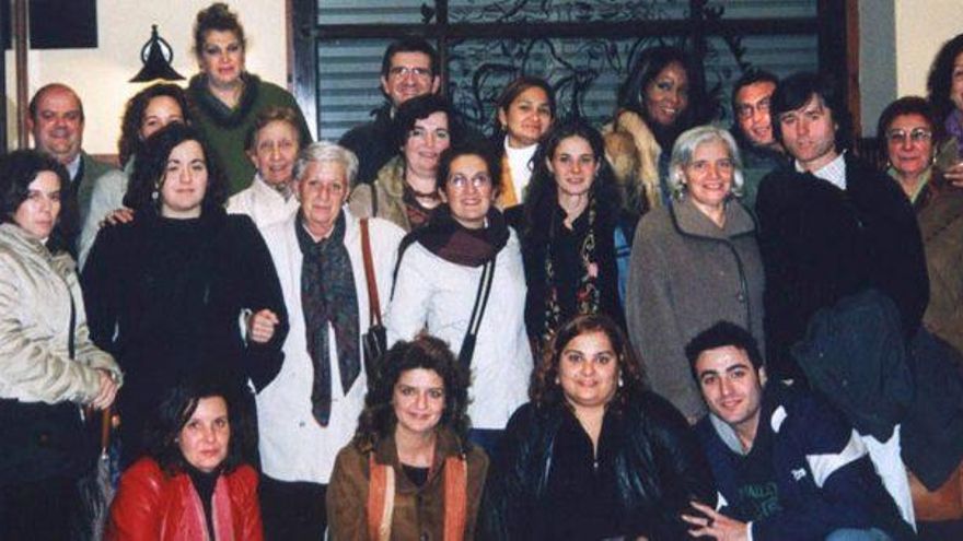 Miembros de Askabide en los años 80