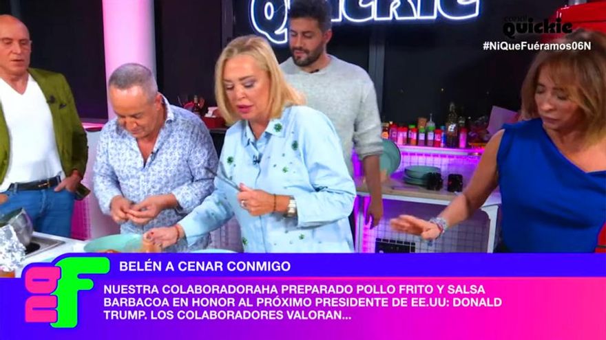 Belén Esteban vuelve a enfadarse a gritos y deja otro meme televisivo: "¡No cocino más!"