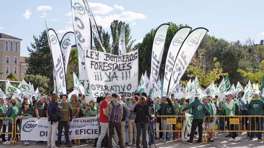 CSIF se plantea ir a huelga si Mañueco aprueba esta semana el nuevo modelo de lucha contra incendios sin negociar