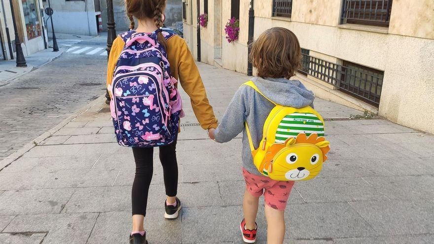 Camino al colegio