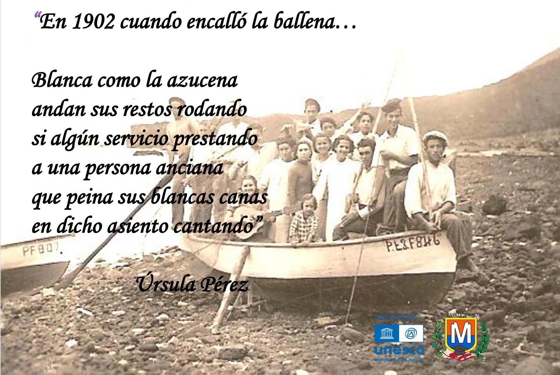 El IES Villa de Mazo celebra el Día Internacional del Patrimonio Cultural Inmaterial.