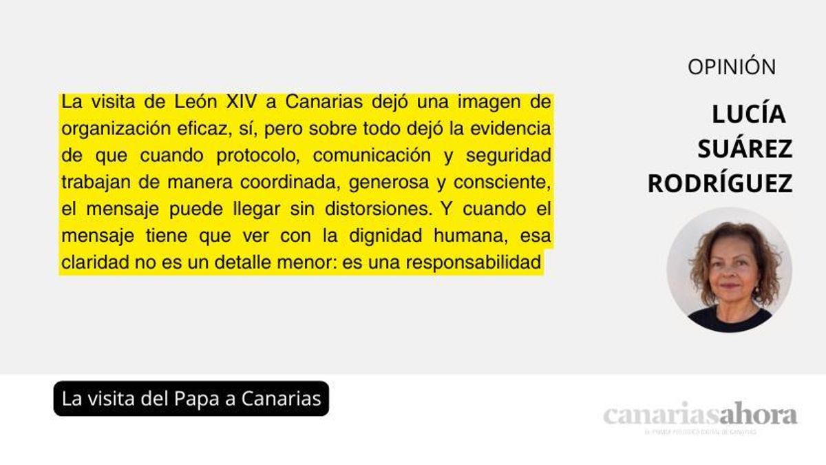 La visita del Papa a Canarias