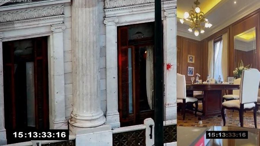 Cristina Kirchner mostró en Twitter un nuevo video sobre el ataque a su despacho "que alguien planificó y mandó a ejecutar"