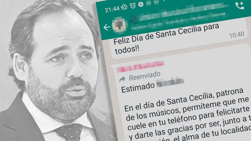 El spam del presidente del PP de Castilla-La Mancha en cientos de móviles: "Permíteme que me cuele en tu teléfono"