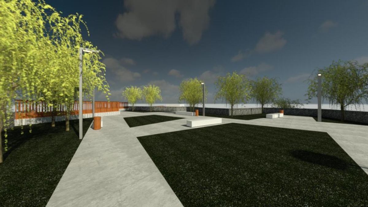 Recreación del proyecto 'Zona Verde Los Guinchos, en Breña Baja.