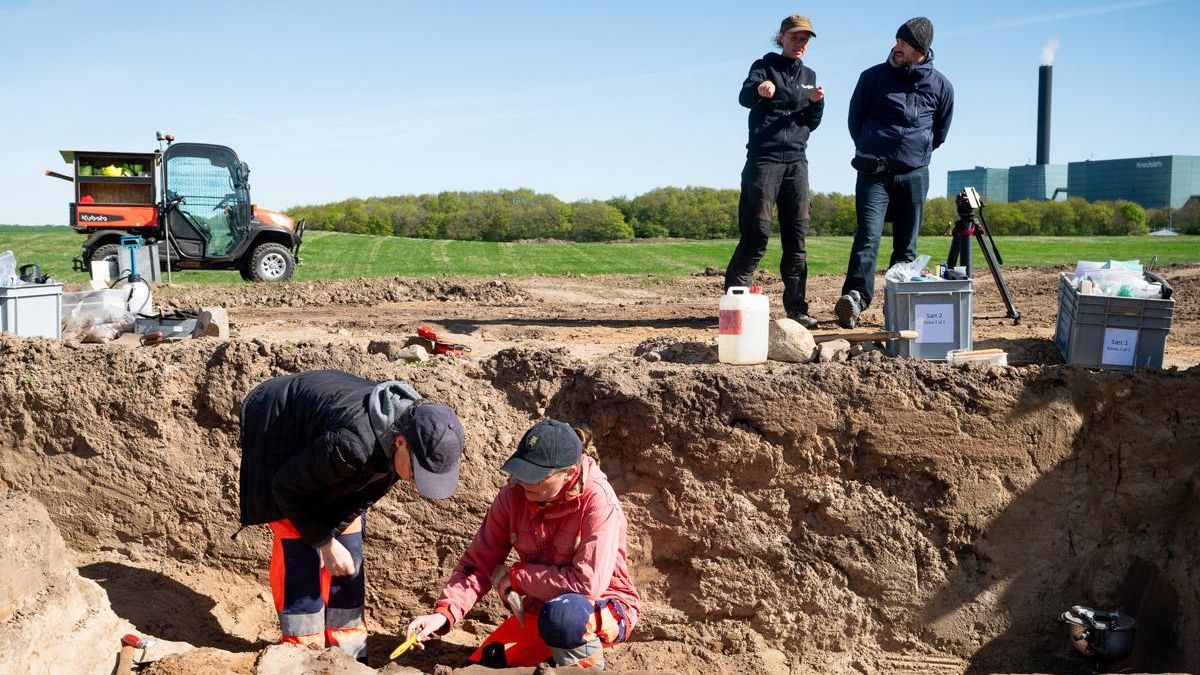 Durante unas obras cerca de la localidad danesa de Lisbjerg, a pocos kilómetros de Aarhus, se ha producido un hallazgo que los arqueólogos no dudan en calificar de “espectacular”.