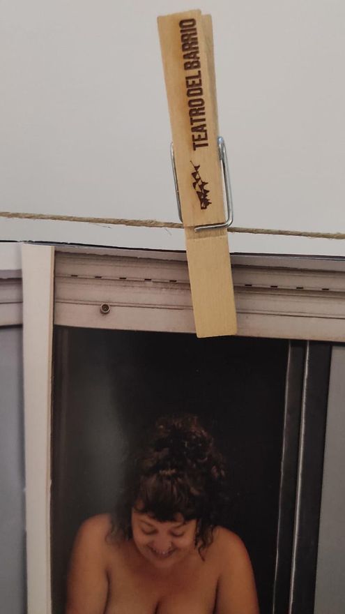 Detalle de una de las fotografías de la exposición