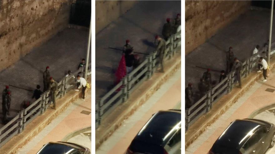 Un vídeo muestra a militares en Ceuta pegando tortazos a un migrante aparentemente menor: "No entendéis la libertad, solo la humillación"