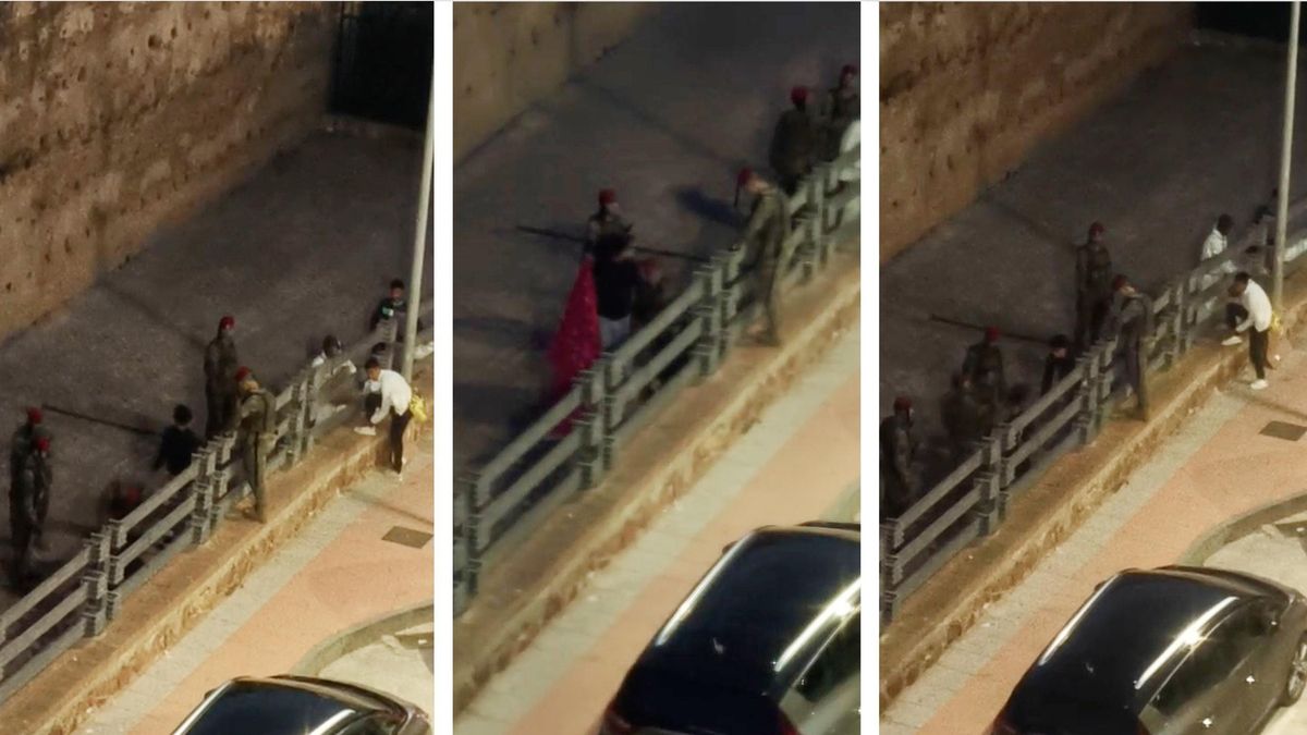 Un vídeo muestra a militares en Ceuta pegando tortazos a un migrante aparentemente menor: "No entendéis la libertad, solo la humillación"