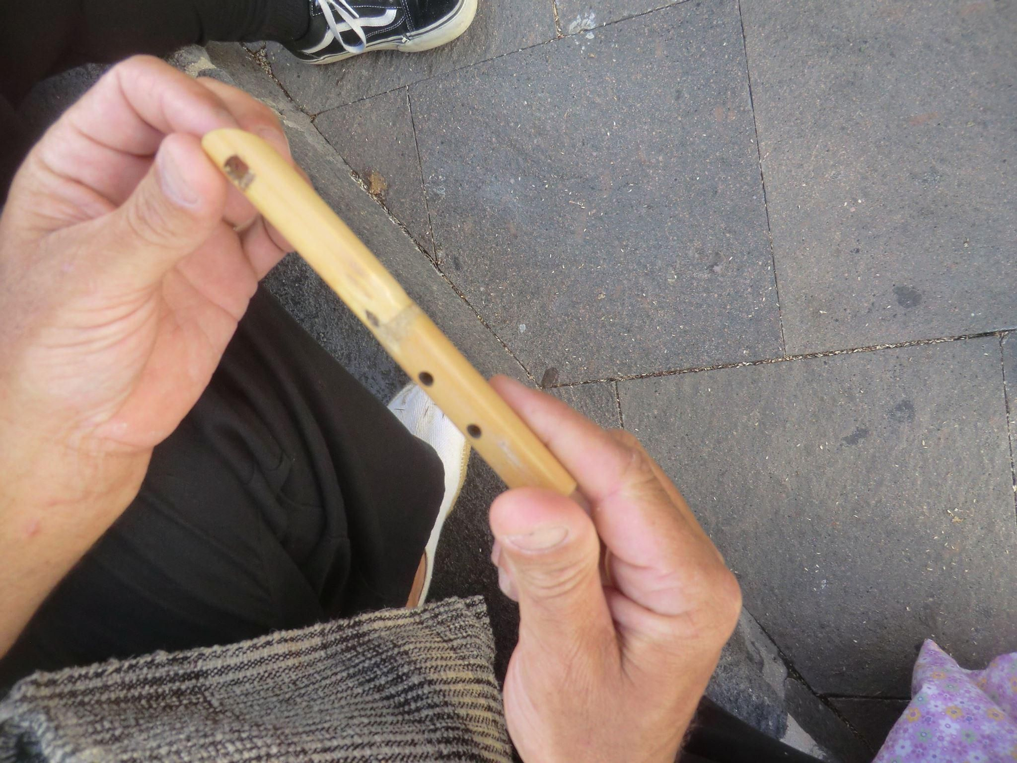 Flauta, pito, de San Andrés  (San Andrés  y Sauces)