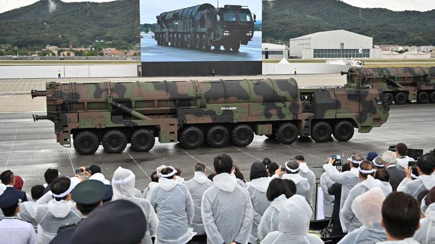 Qué es el 'misil monstruo' de Corea del Sur con el que pretende lograr un "equilibrio del terror" con el norte