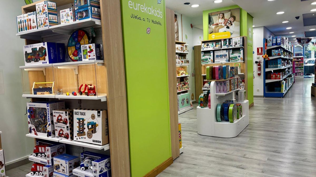Local de Toy Planet en Logroño con juguetes de Eurekakids