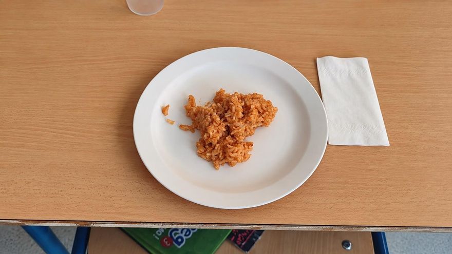 Una 'huelga de comedor' en protesta por la comida que sirven a los escolares