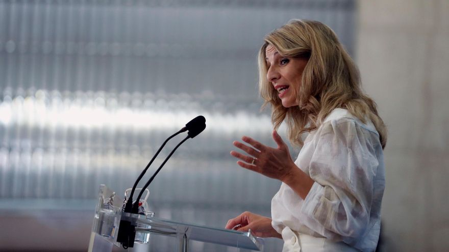 La vicepresidenta tercera y ministra de Trabajo y Economía Social, Yolanda Díaz. EFE/ Emilio Naranjo/Archivo