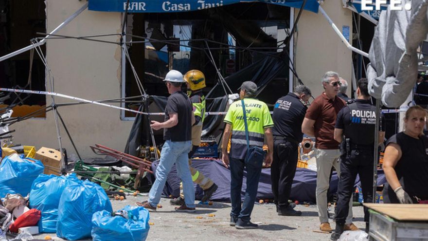 La explosión en un bar cerrado situado en zona de mercadillo causa 17 heridos en Lo Pagán