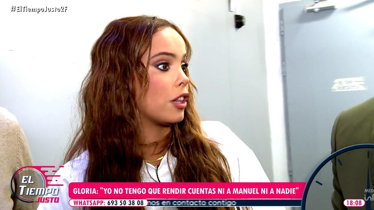 Gloria Camila en 'El tiempo justo'