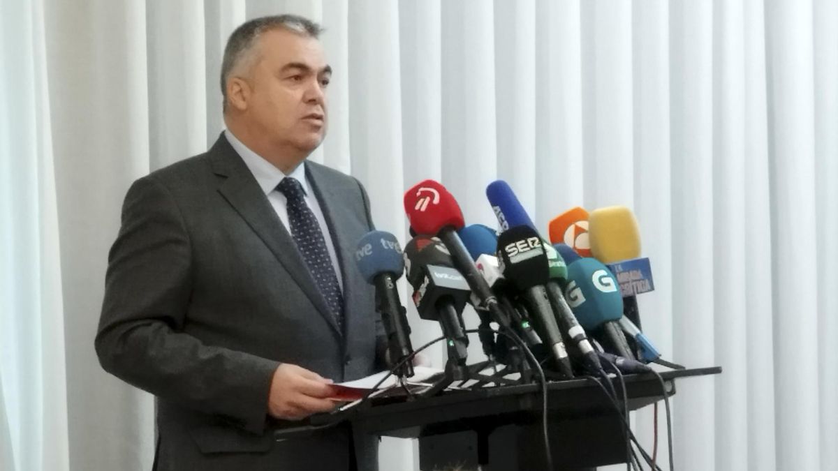 El secretario de Organización del PSOE, Santos Cerdán, en su comparecencia en Bruselas.