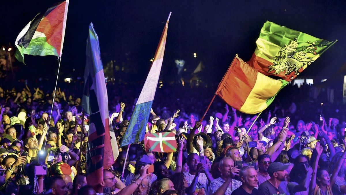 Una imagen de la diversidad de público que se concentra en el Rototom, facilitada por la organización.