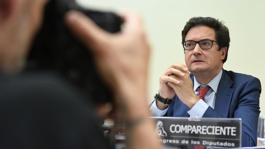 Archivo - El director del Gabinete del Presidente del Gobierno, Óscar López Águeda, comparece en la Comisión Mixta de Seguridad Nacional, en el Congreso de los Diputados, a 25 de abril de 2022, en Madrid (España).