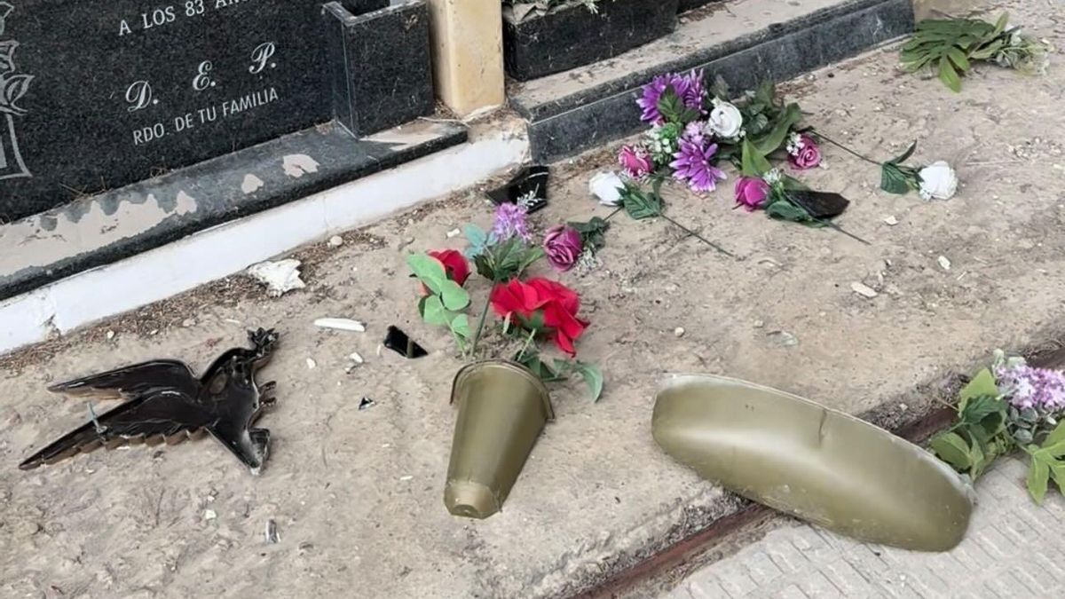 Actos vandálicos en el Cementerio de Torrero