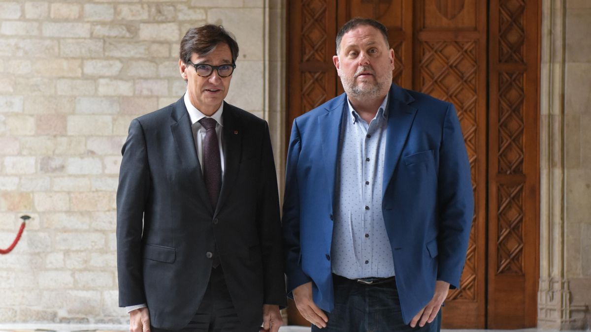 Illa y Junqueras, en una imagen de archivo.