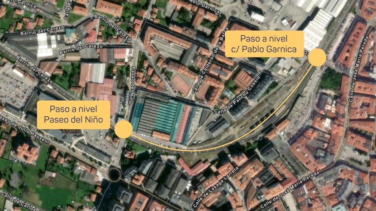Adif licita las obras de construcción del soterramiento de Torrelavega por 128,6 millones de euros