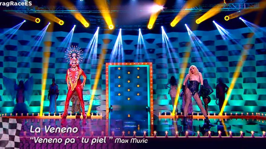 Drag Vulcano y Arantxa Castilla La Mancha durante su Lip Sync Battle