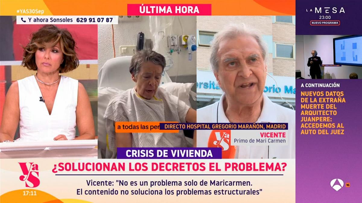 Emisión reciente del programa 'Y ahora Sonsoles'