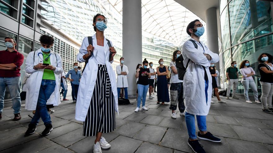 Estudiantes de medicina italia