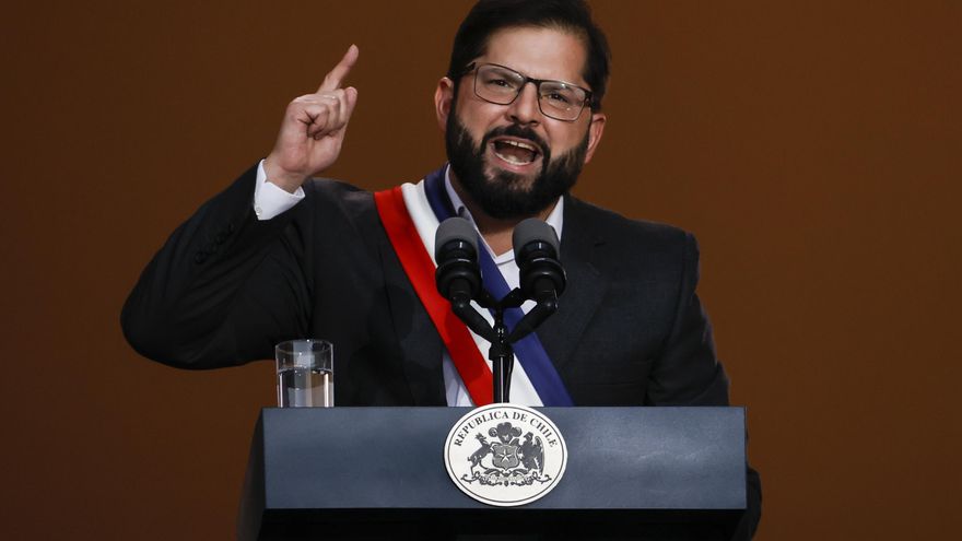 El primer discurso del presidente Boric: "Estamos de nuevo abriendo las grandes alamedas"