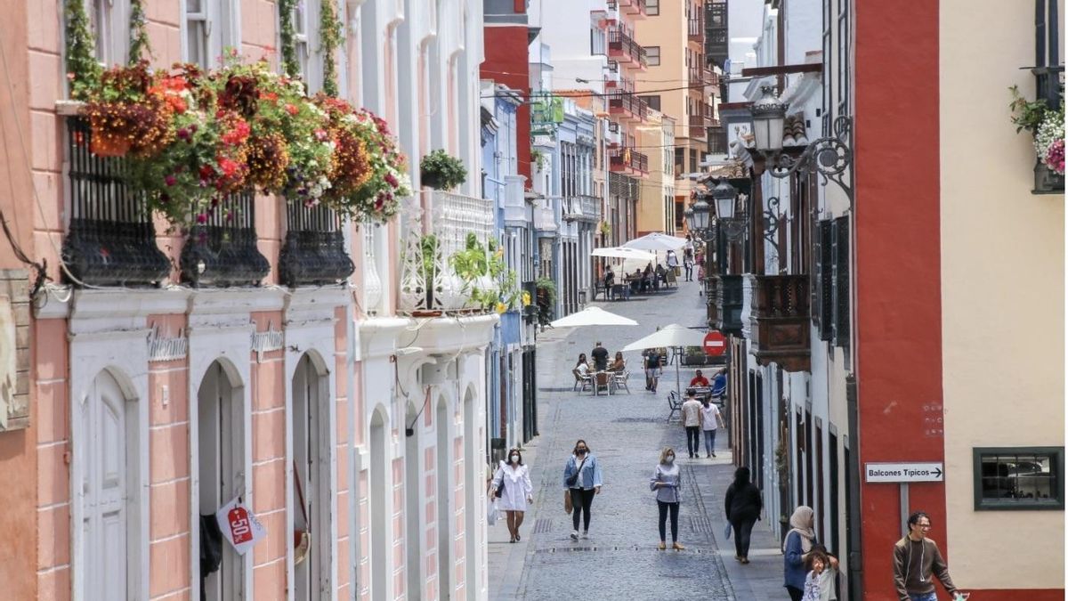 Calle Pérez de Brito de Santa Cruz de La Palma.